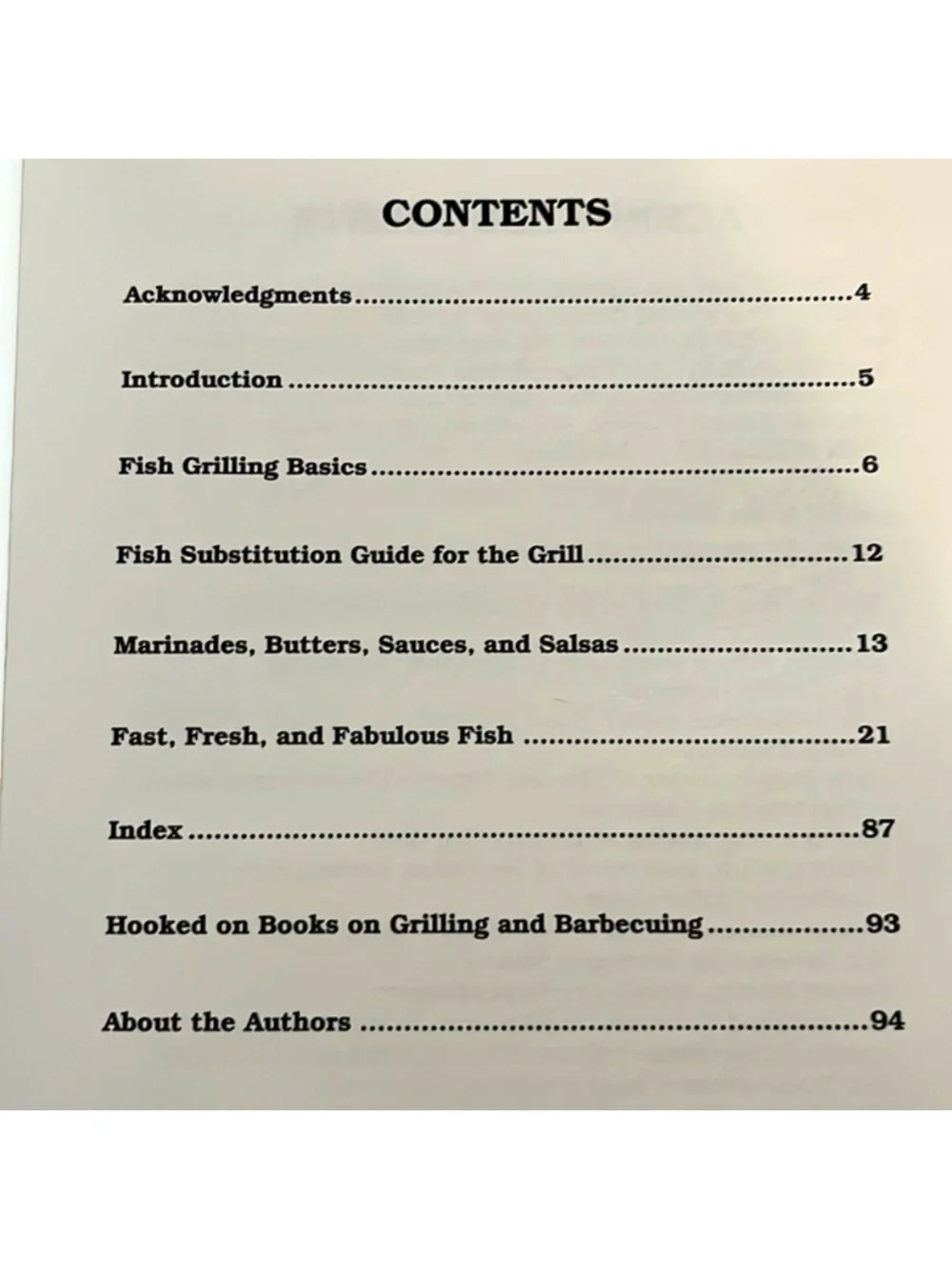 Hooked On Fish On The Grill Softcover Book EXC